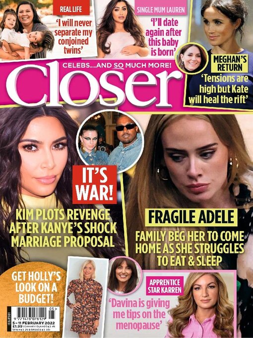 Title details for Closer by H BAUER PUBLISHING LIMITED - Available